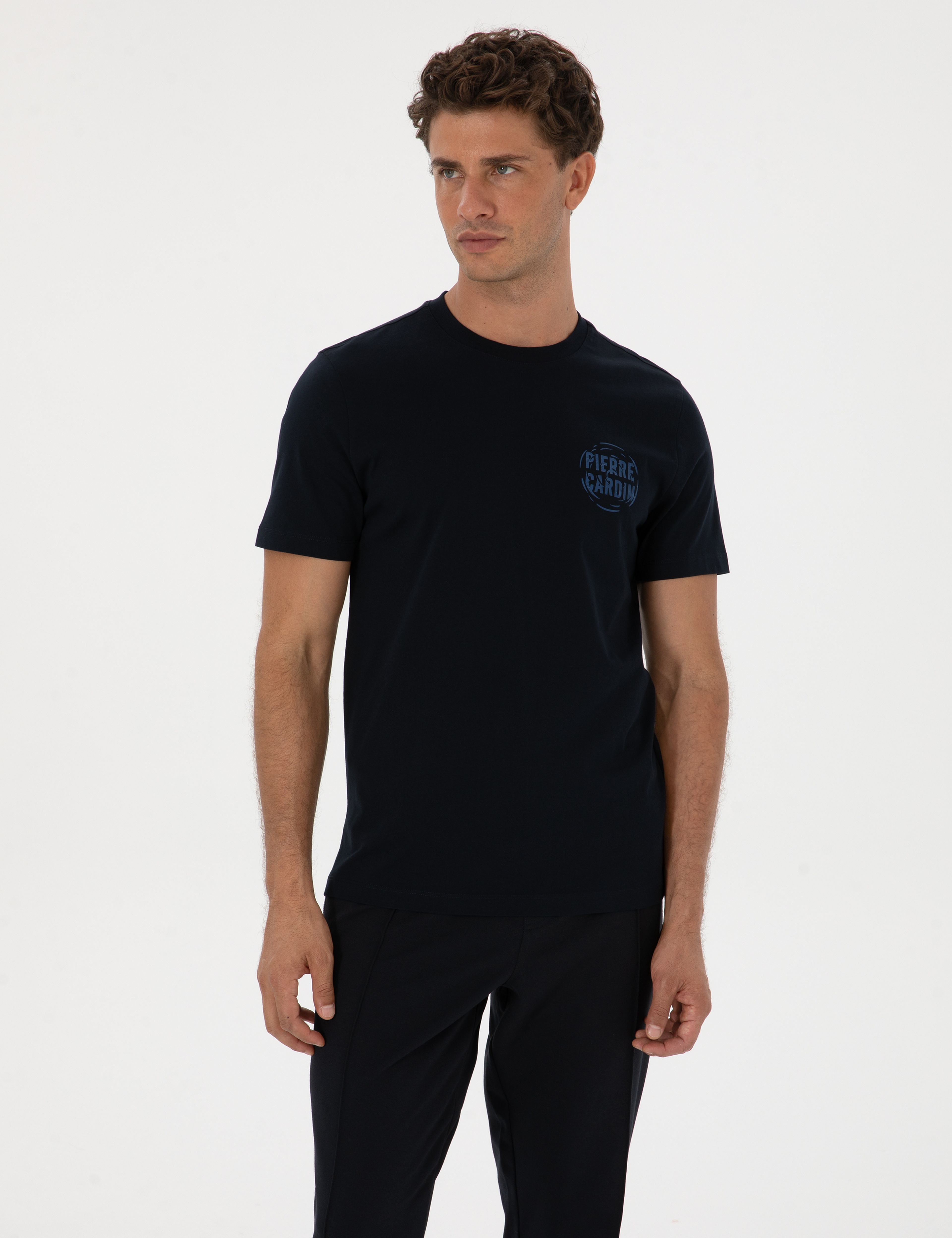 Lacivert Regular Fit Tişört - Image 1