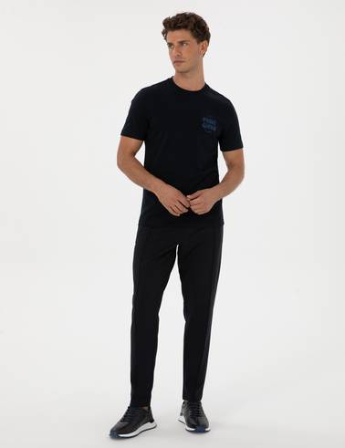 Lacivert Regular Fit Tişört