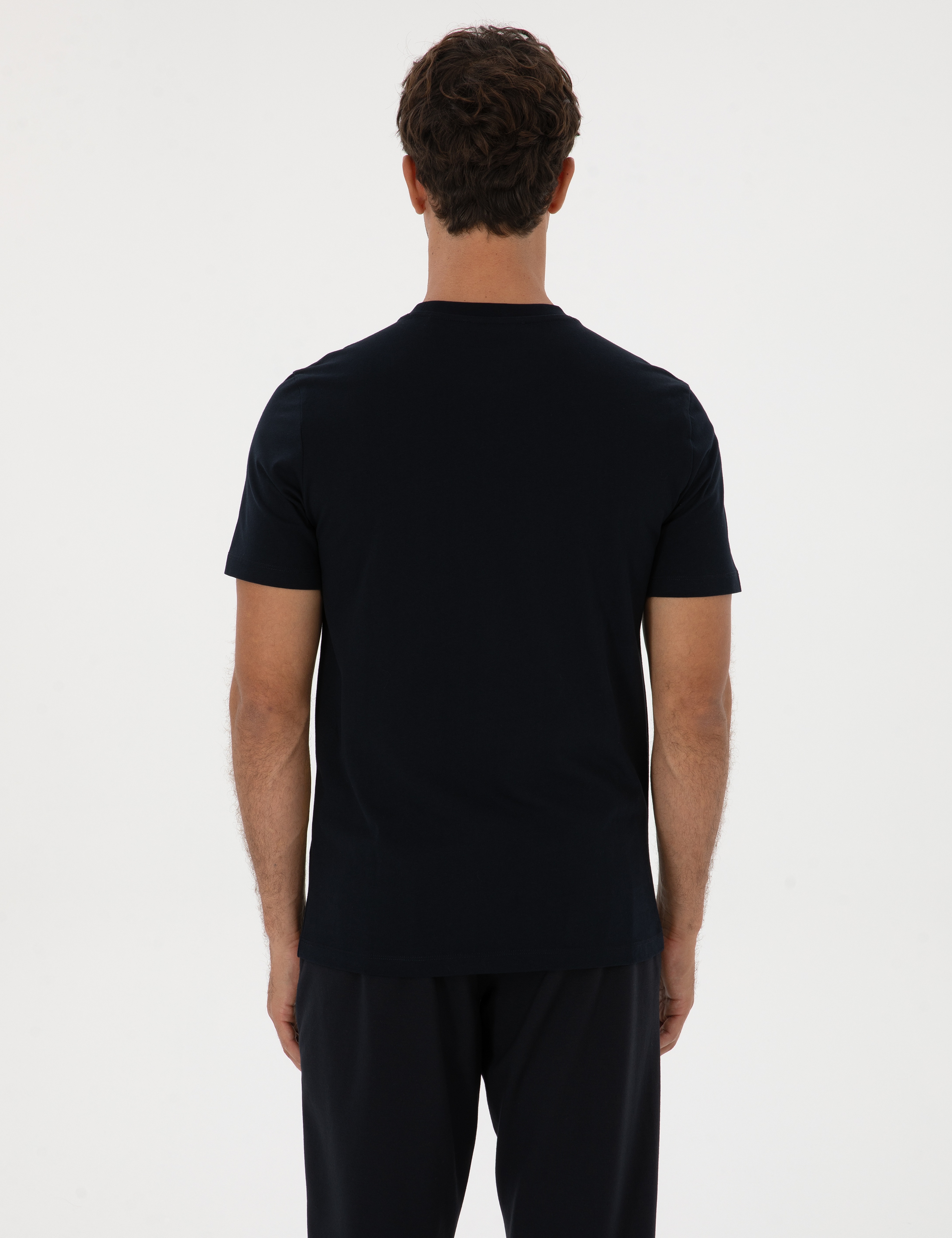 Lacivert Regular Fit Tişört - Image 5