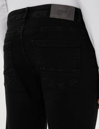 Antrasit Slim Fit Jean Pantolon