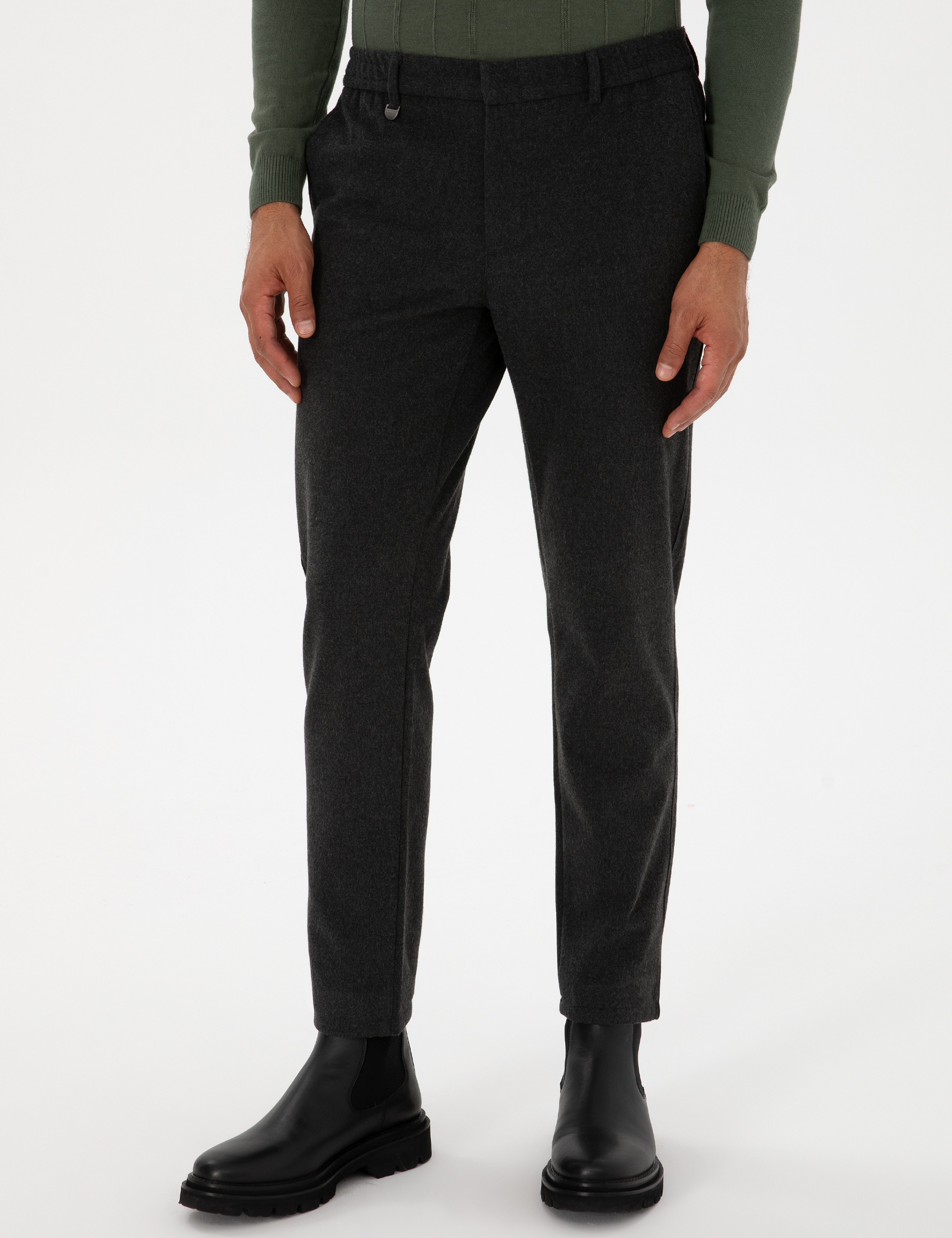 Antrasit Ex. Slim Fit Kumaş Pantolon