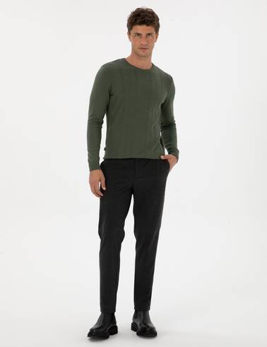 Antrasit Ex. Slim Fit Kumaş Pantolon
