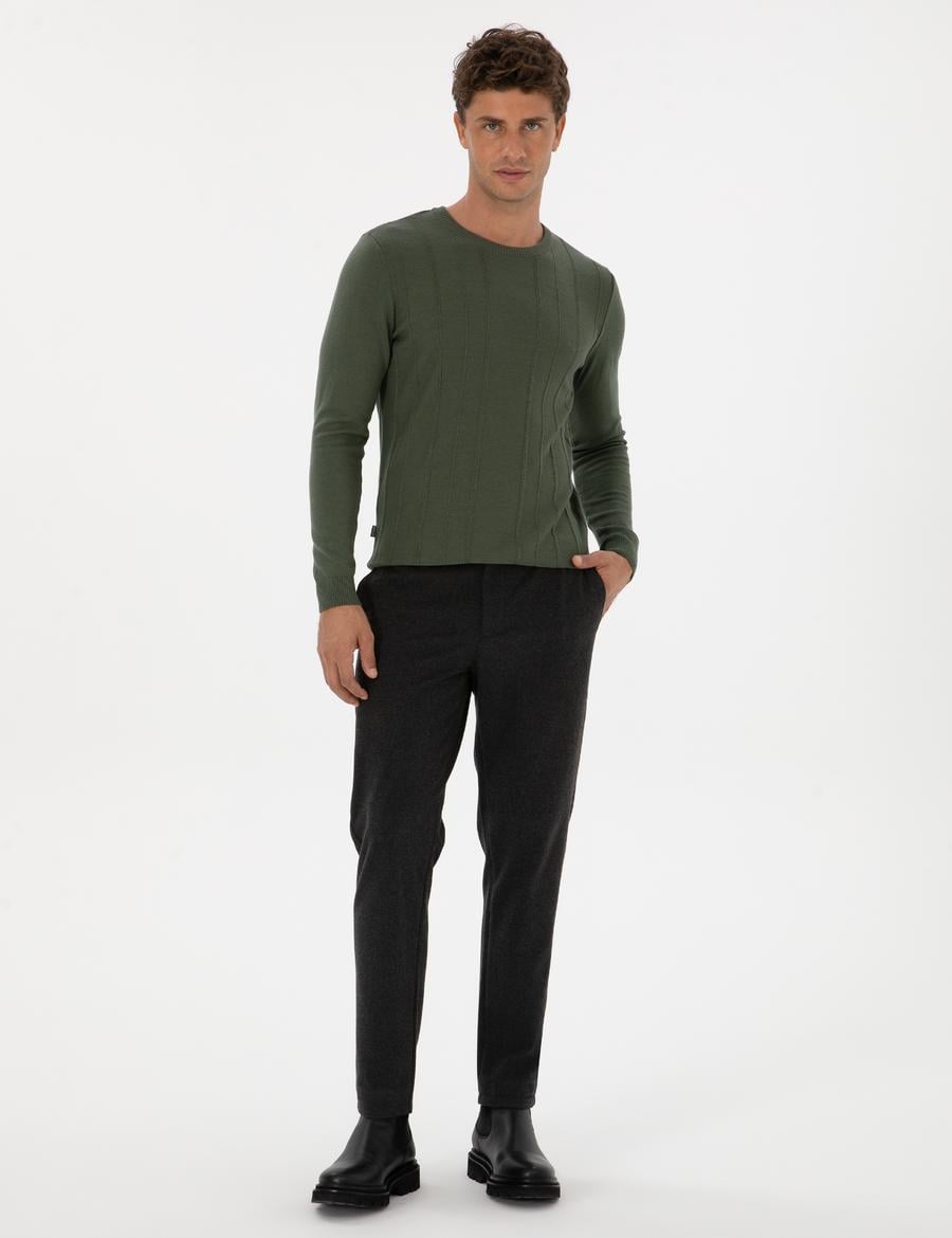 Antrasit Ex. Slim Fit Kumaş Pantolon