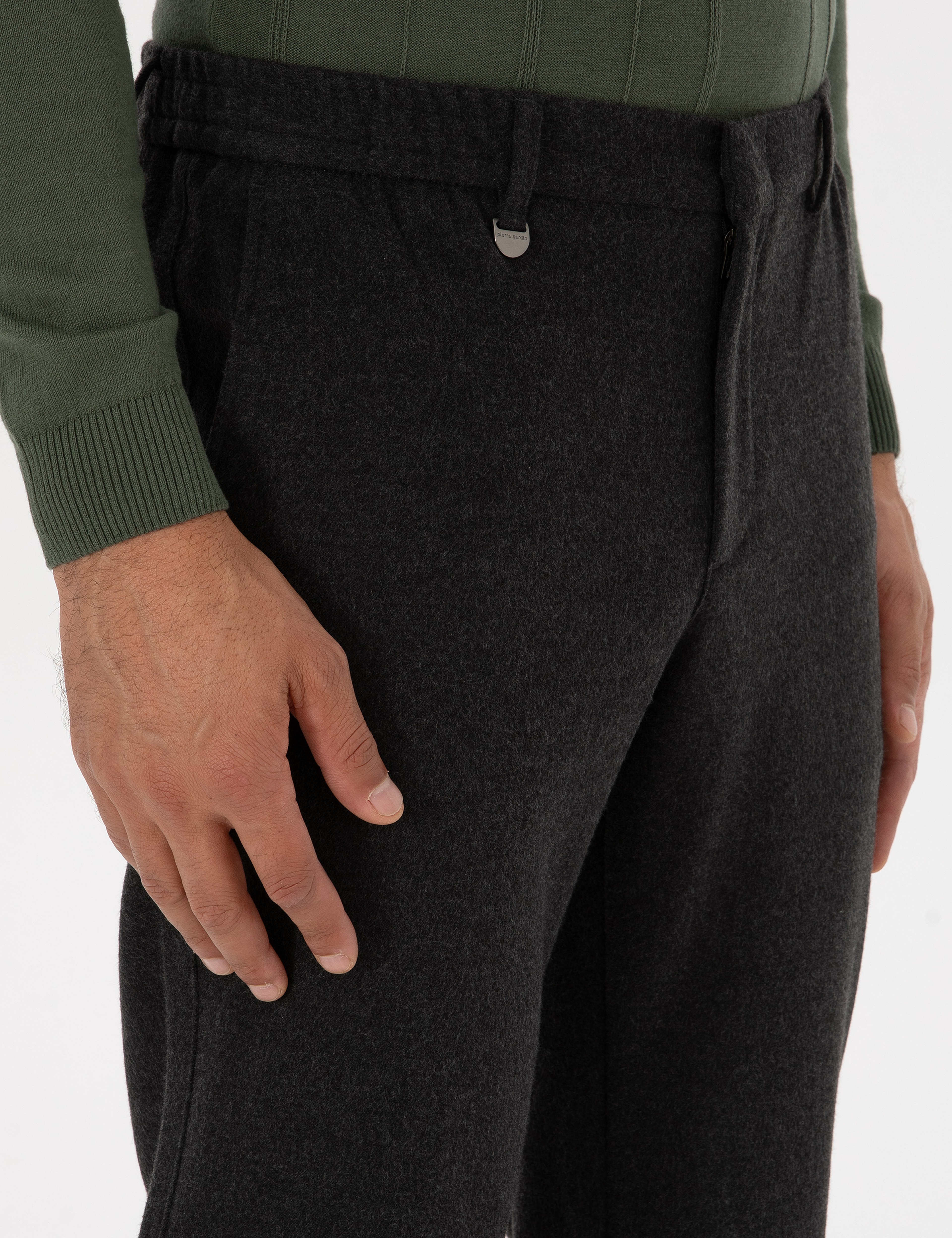 Antrasit Ex. Slim Fit Kumaş Pantolon - Image 5