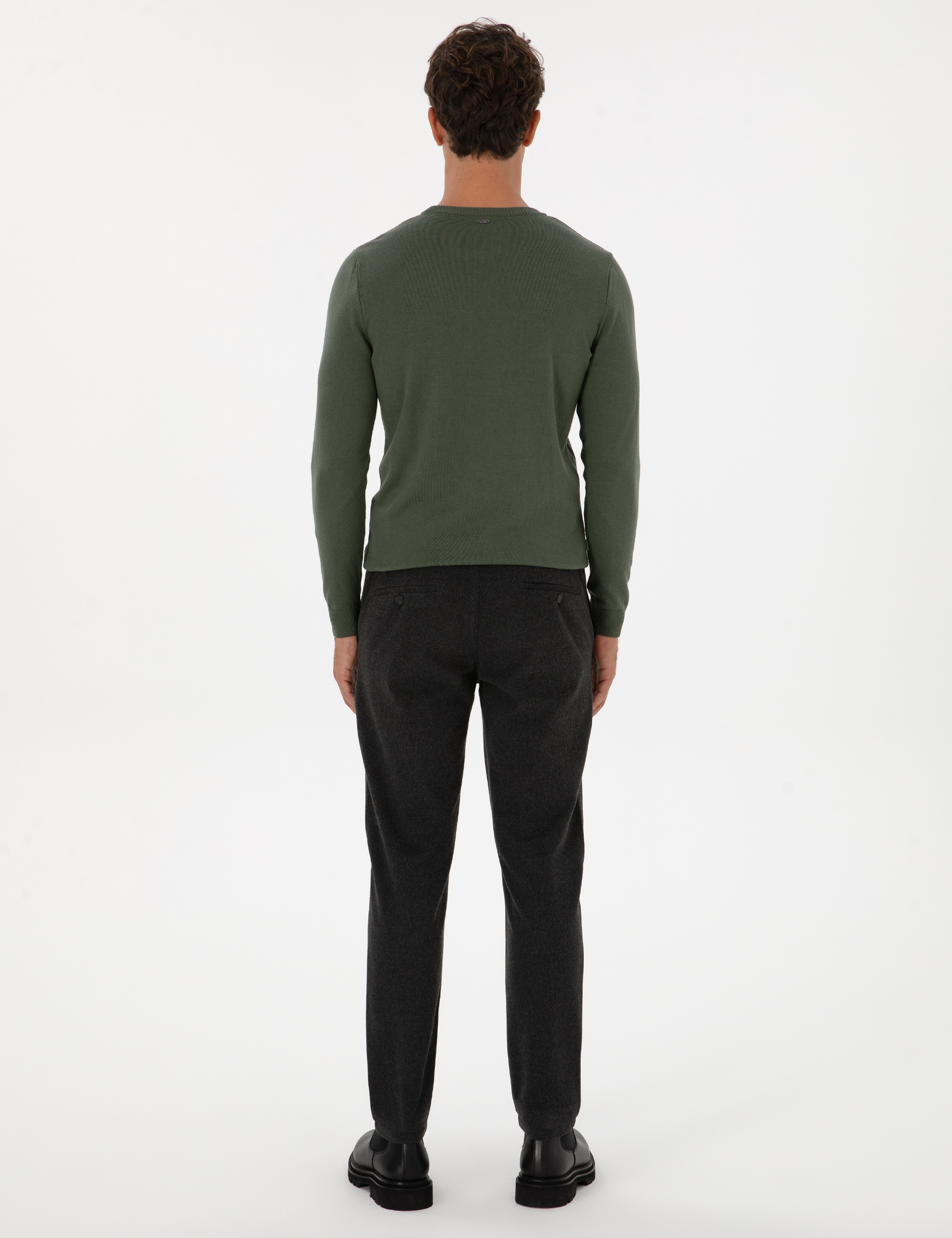 Antrasit Ex. Slim Fit Kumaş Pantolon - Image 4