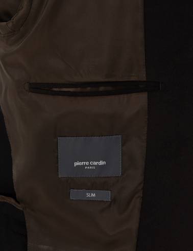Kahverengi Slim Fit Ceket