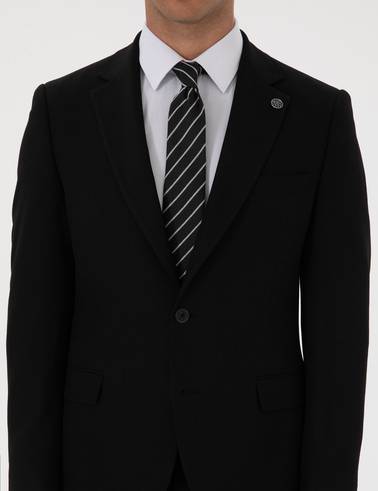 Siyah Ex. Slim Fit Takım Elbise