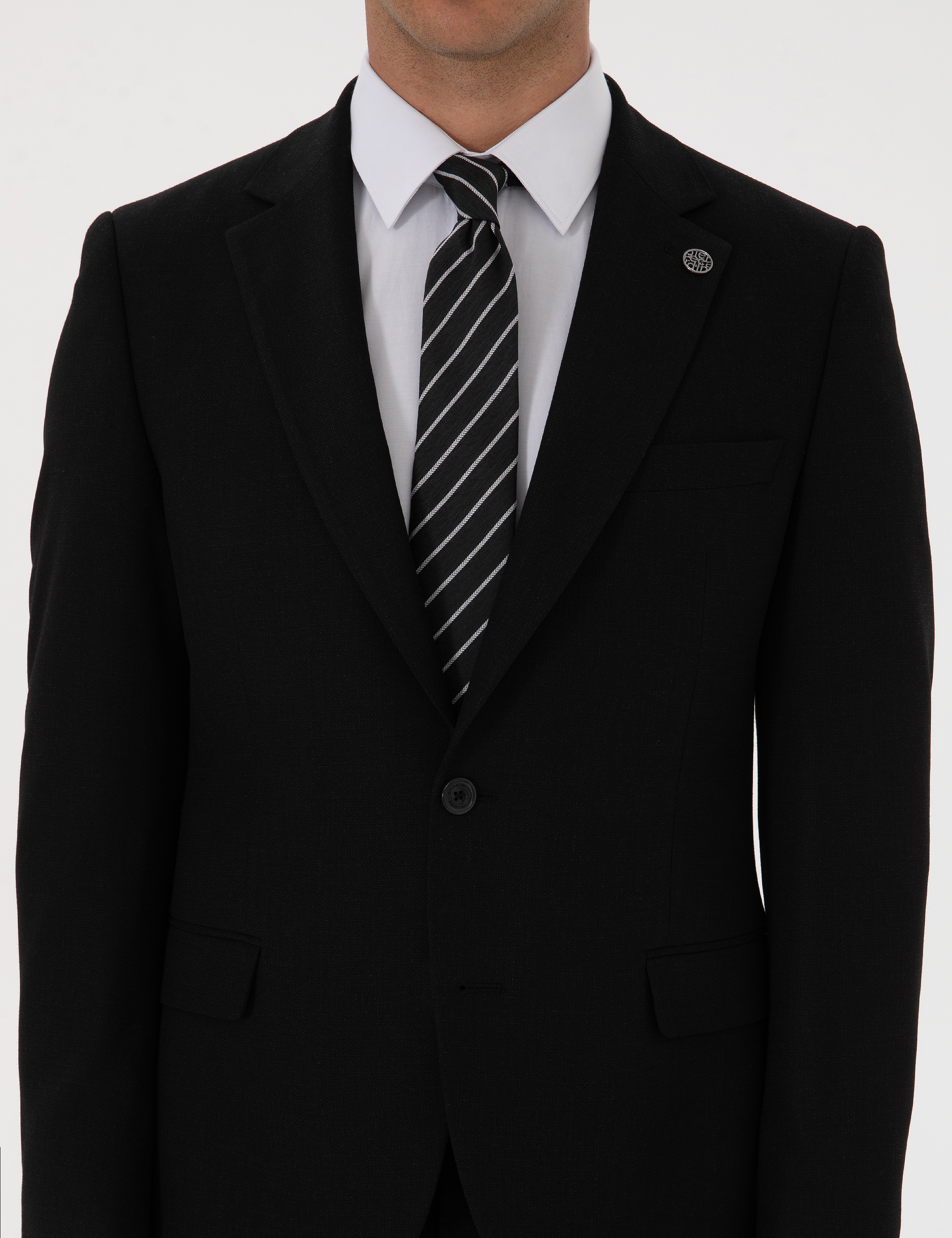 Siyah Ex. Slim Fit Takım Elbise