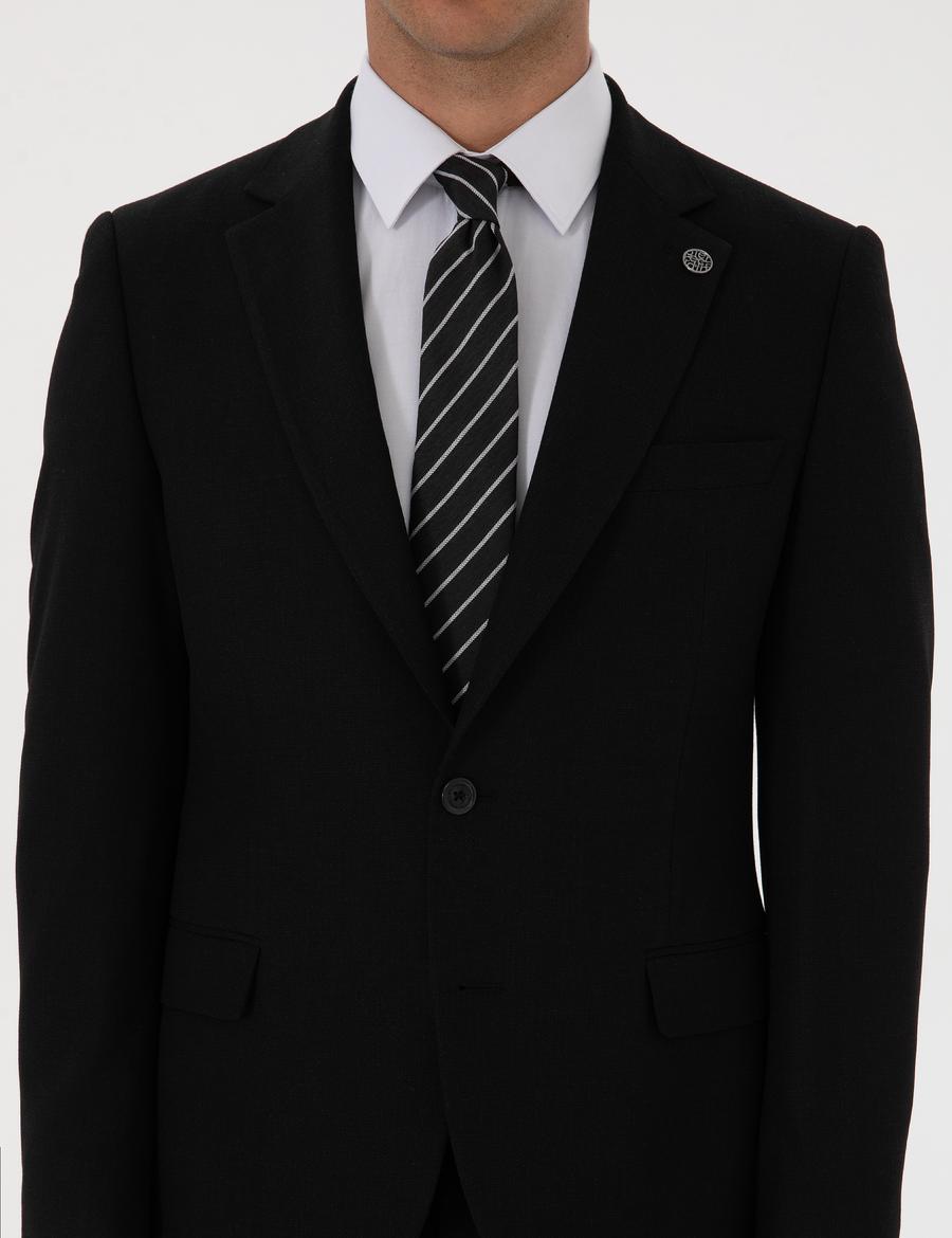Siyah Ex. Slim Fit Takım Elbise