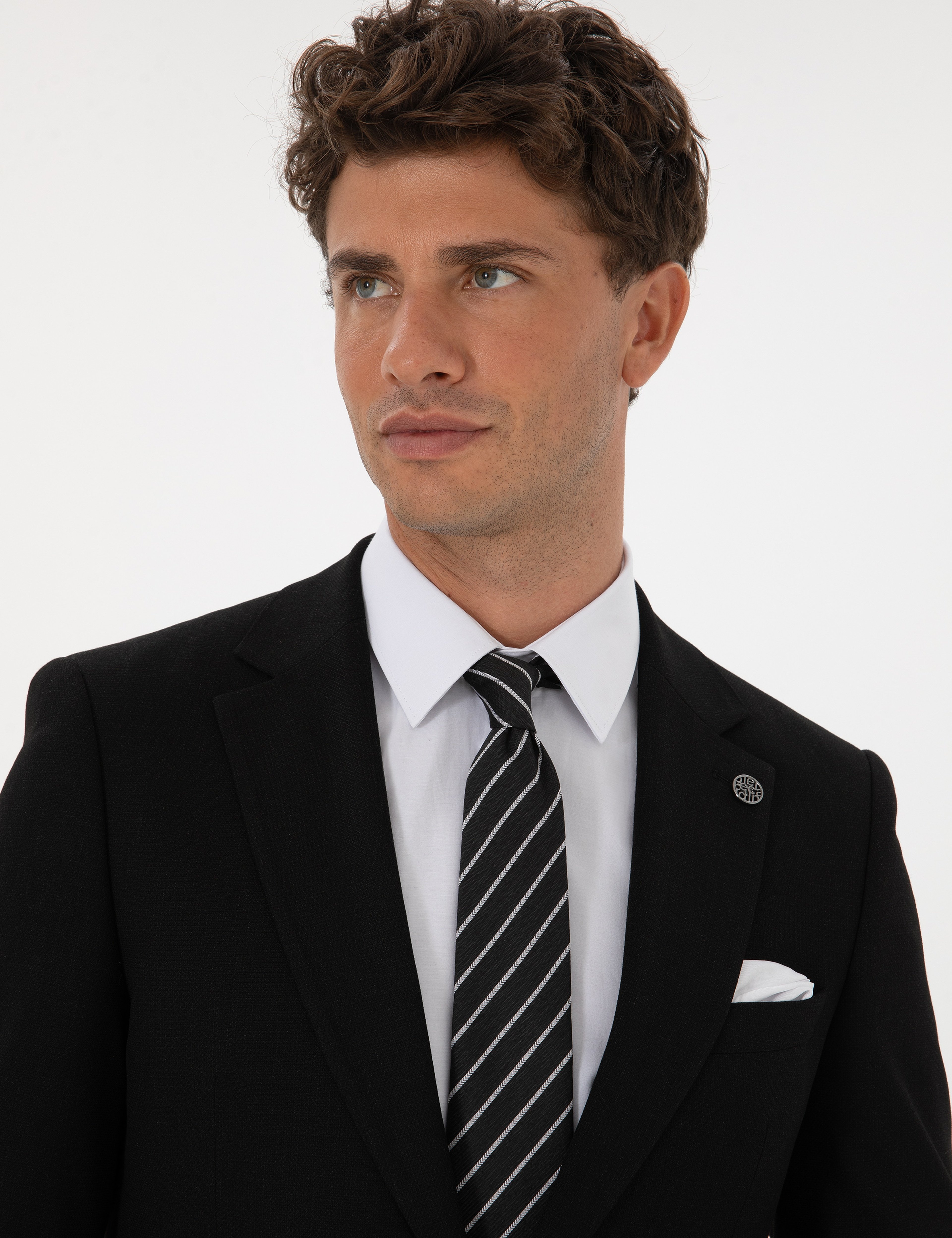 Siyah Ex. Slim Fit Takım Elbise - Image 2