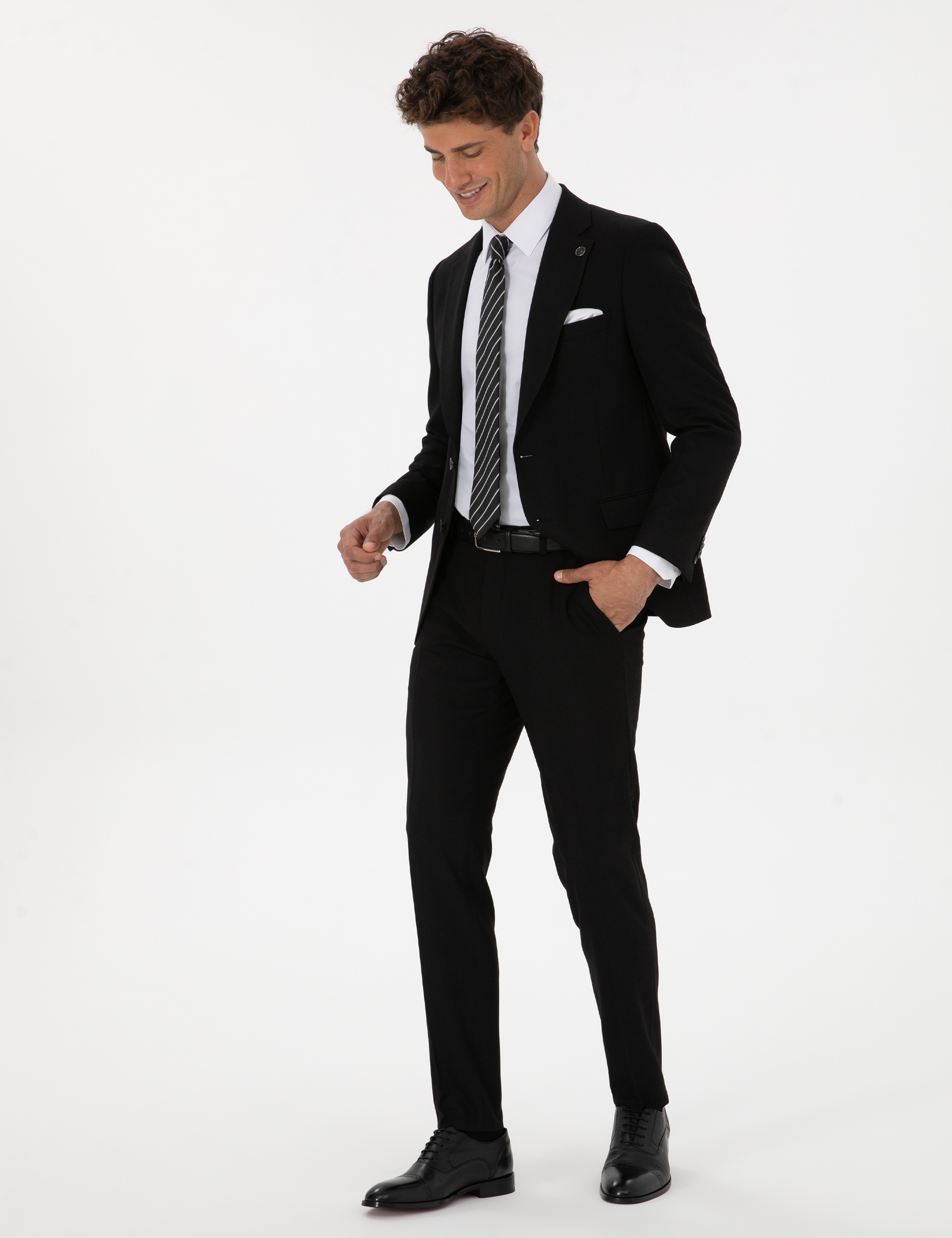 Siyah Ex. Slim Fit Takım Elbise