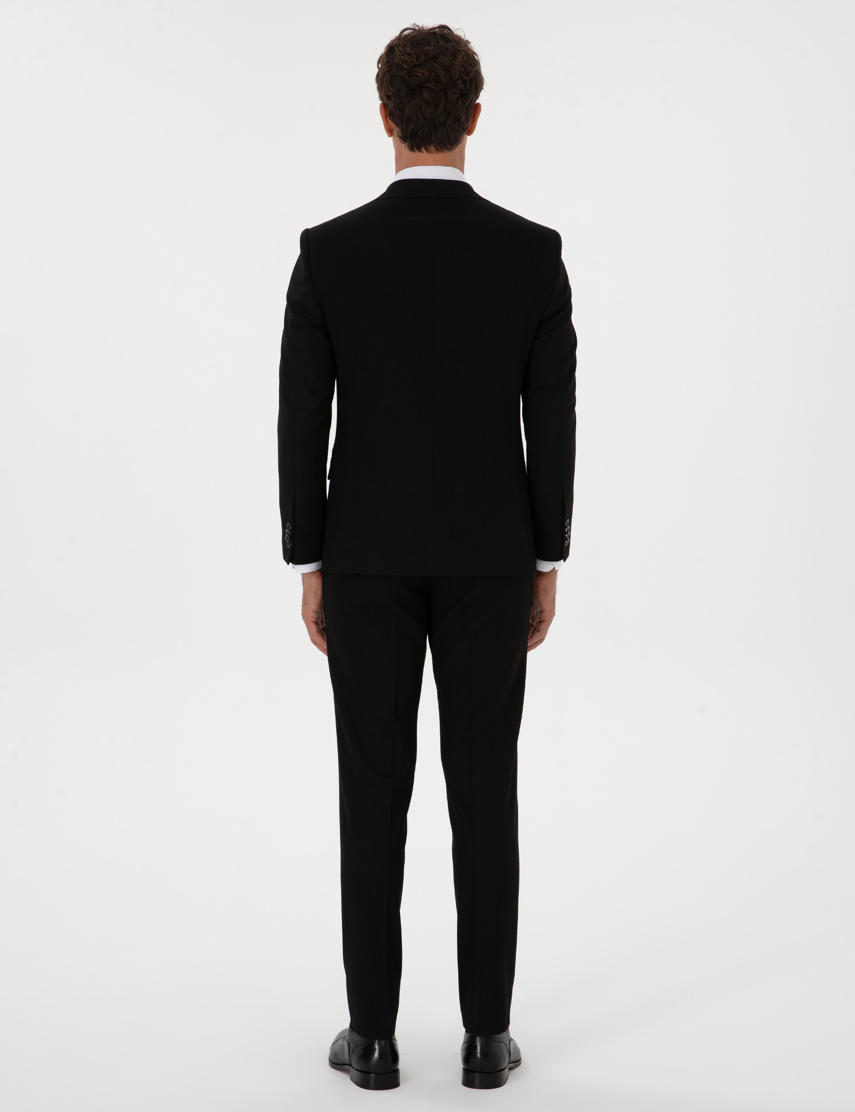 Siyah Ex. Slim Fit Takım Elbise