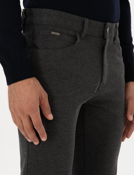 Antrasit Slim Fit Kanvas Pantolon - 50310857220