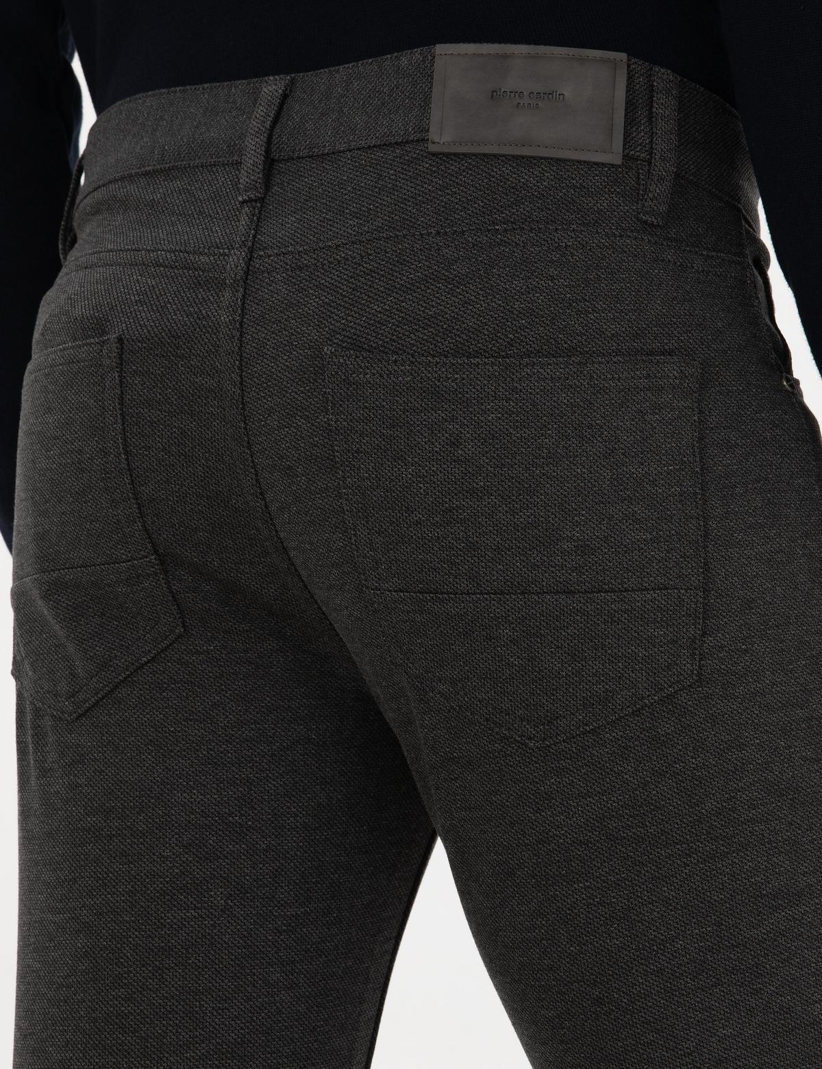 Antrasit Slim Fit Kanvas Pantolon - 50310857220