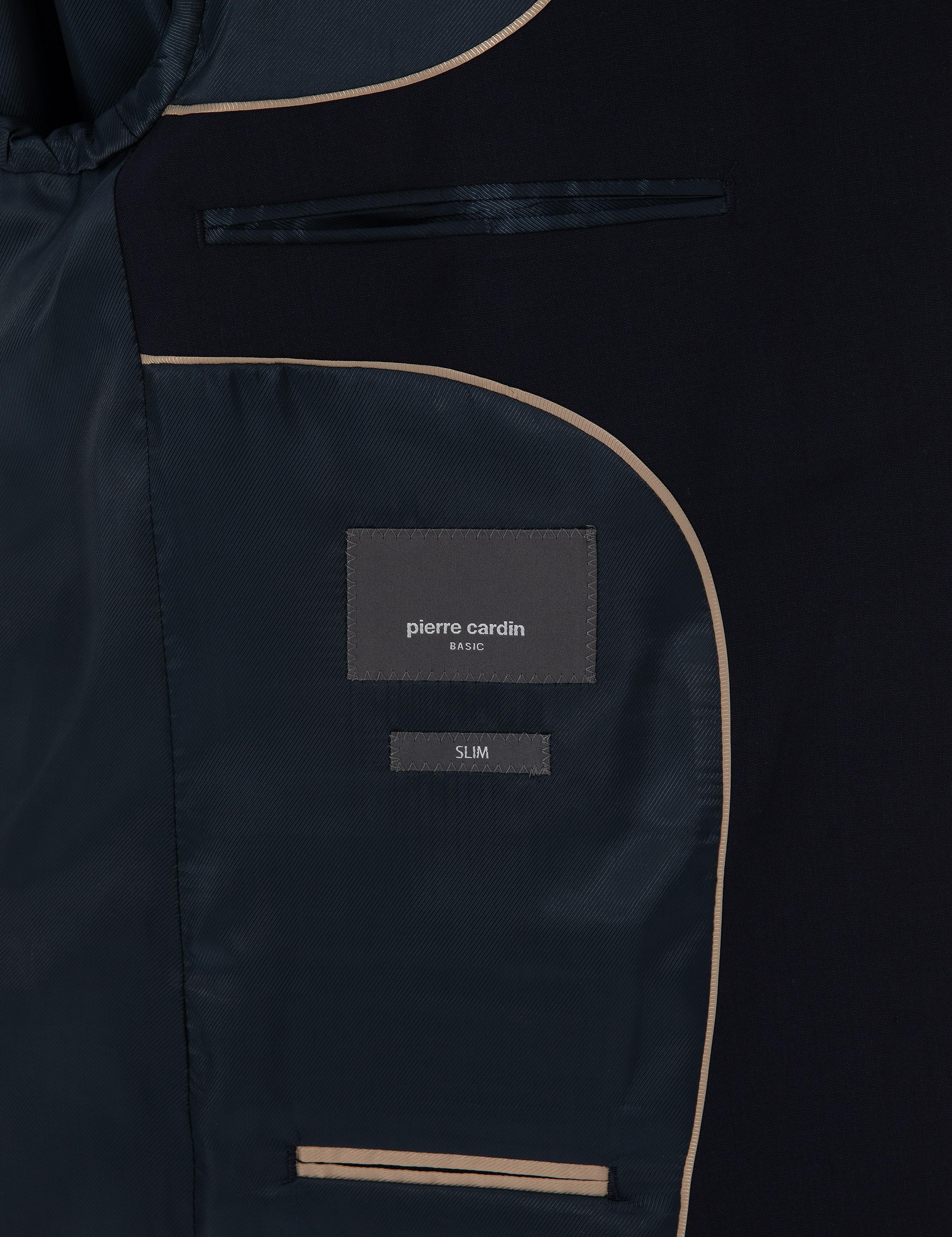 Lacivert Slim Fit %100 Yün Takım Elbise