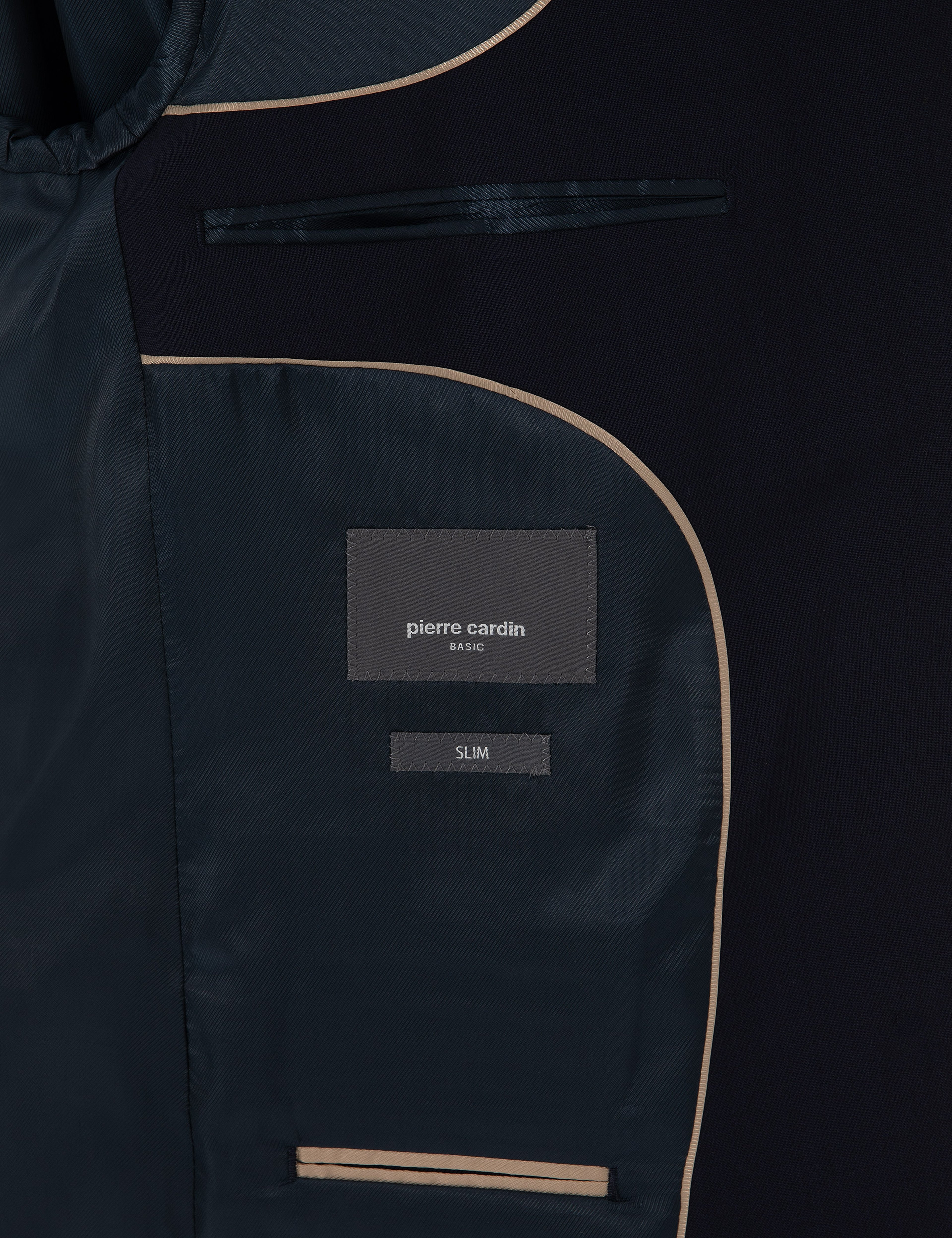Lacivert Slim Fit %100 Yün Takım Elbise