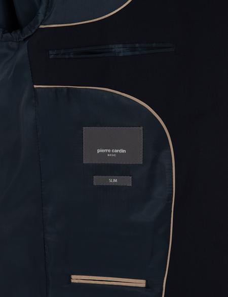 Lacivert Slim Fit %100 Yün Takım Elbise - 50313966056