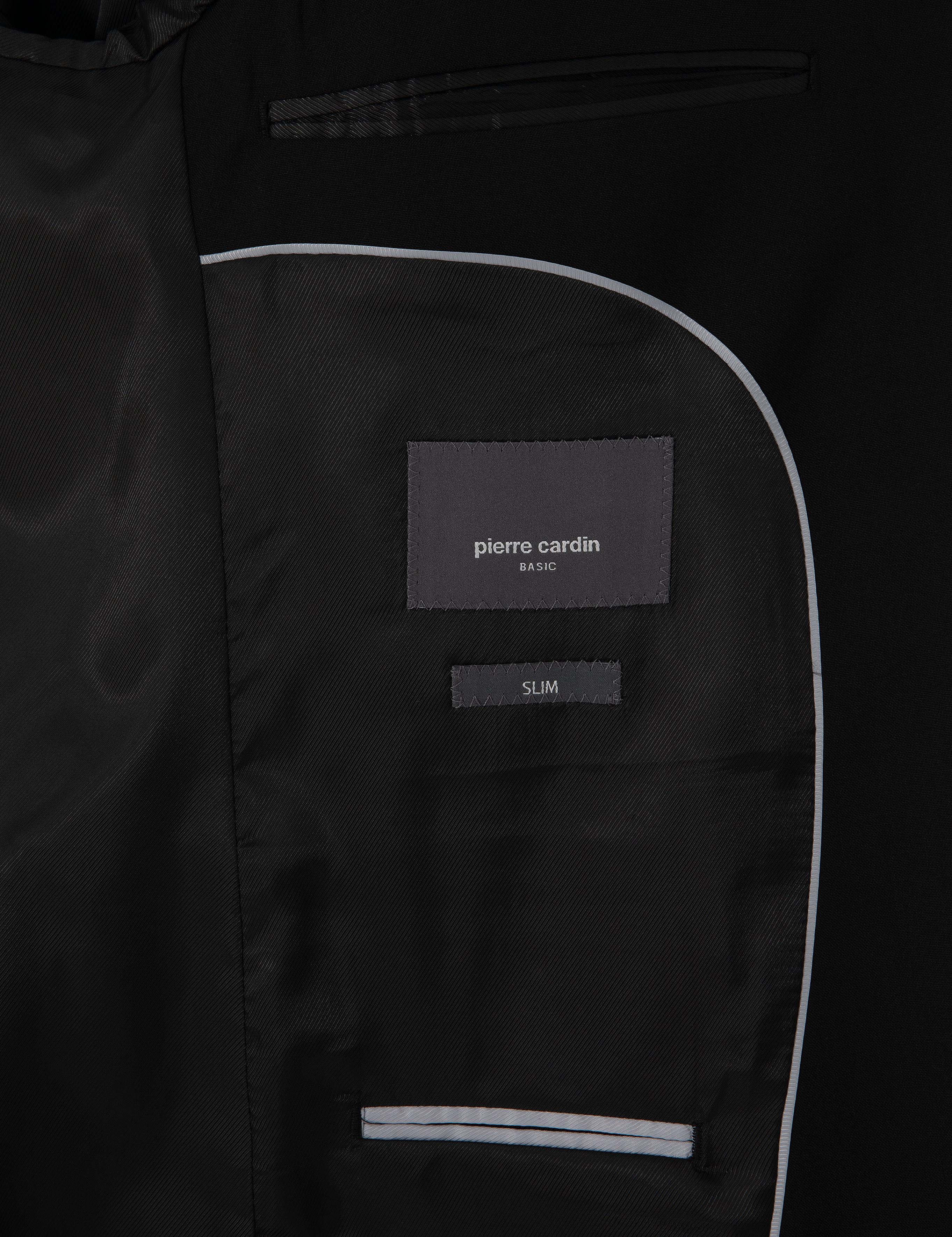 Siyah Slim Fit %100 Yün Takım Elbise