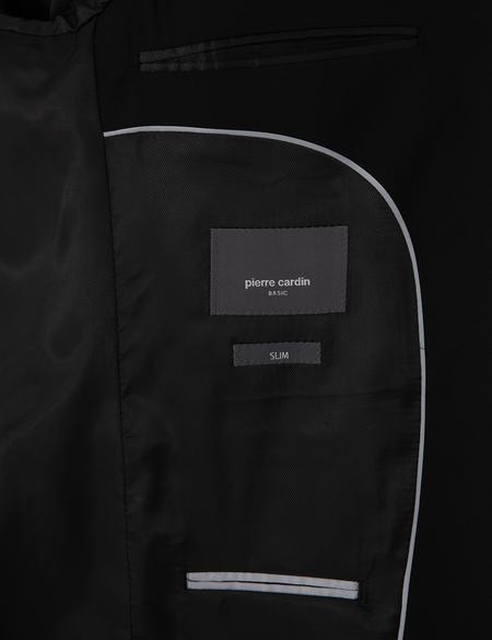 Siyah Slim Fit %100 Yün Takım Elbise - 50313966008