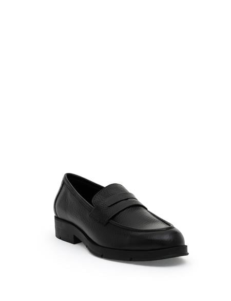 Siyah Deri Casual Ayakkabı - 50300059001