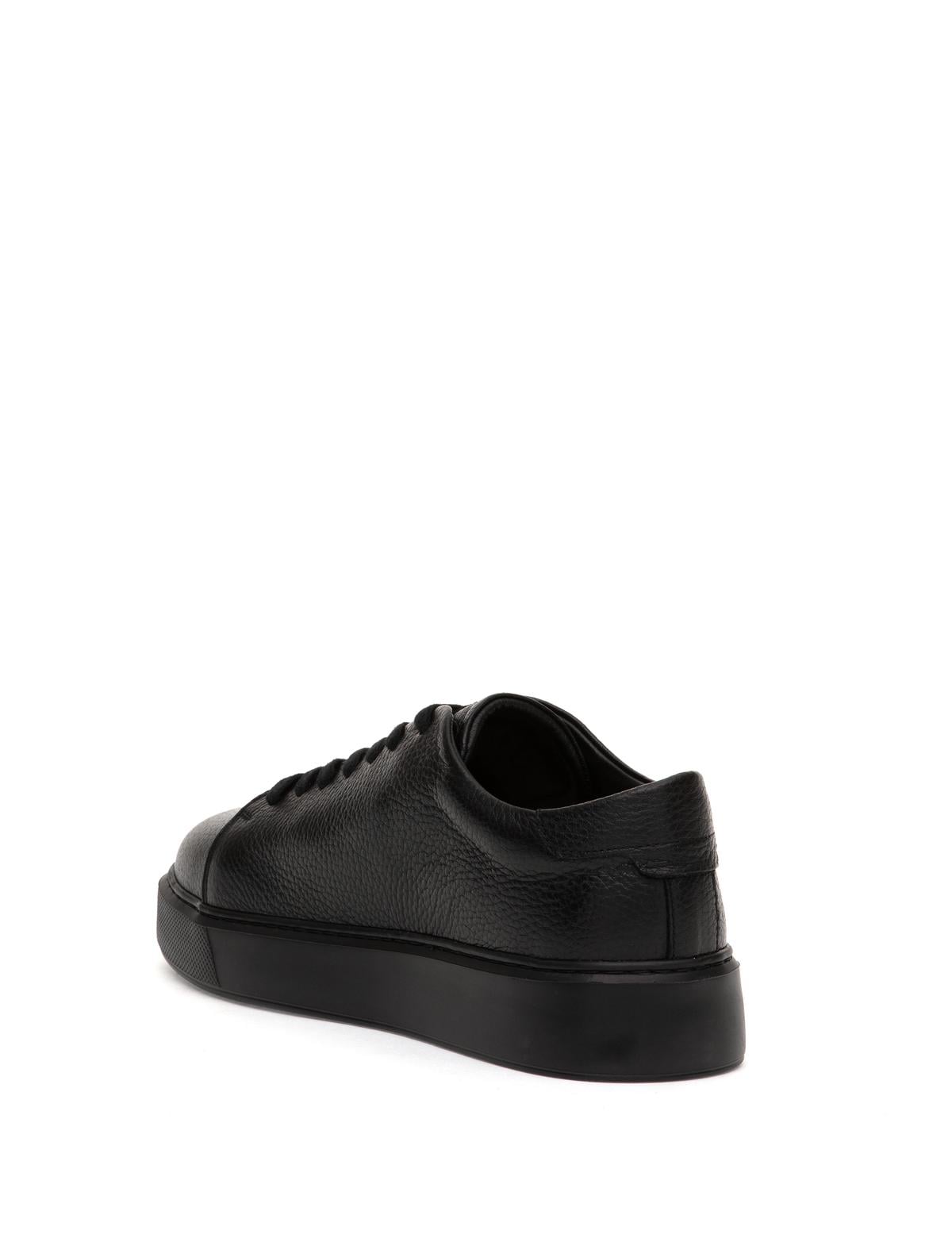 Siyah %100 Deri Casual Ayakkabı - 50315647012