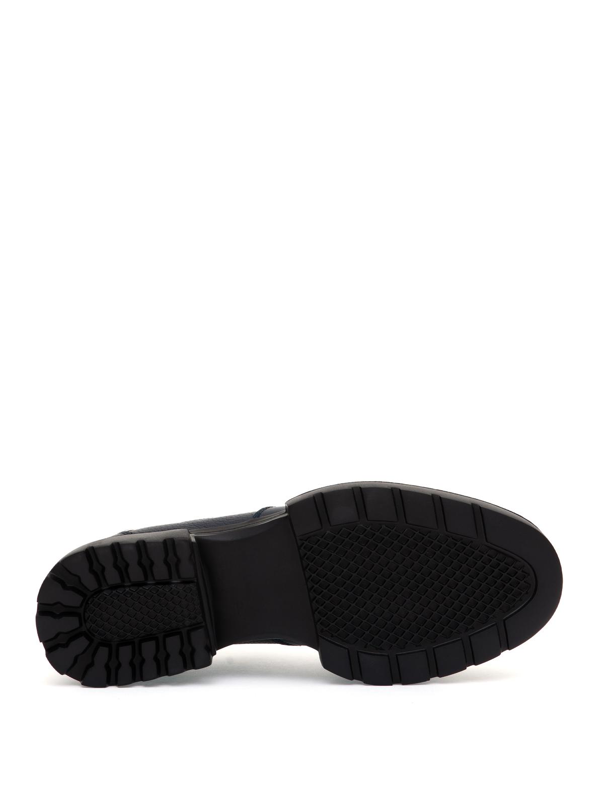 Lacivert %100 Deri Casual Ayakkabı - 50315649014