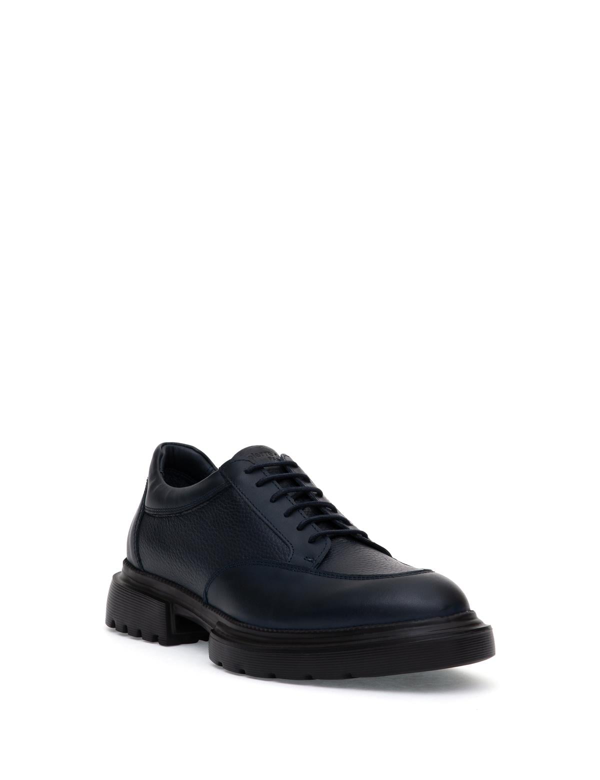 Lacivert %100 Deri Casual Ayakkabı - 50315649014