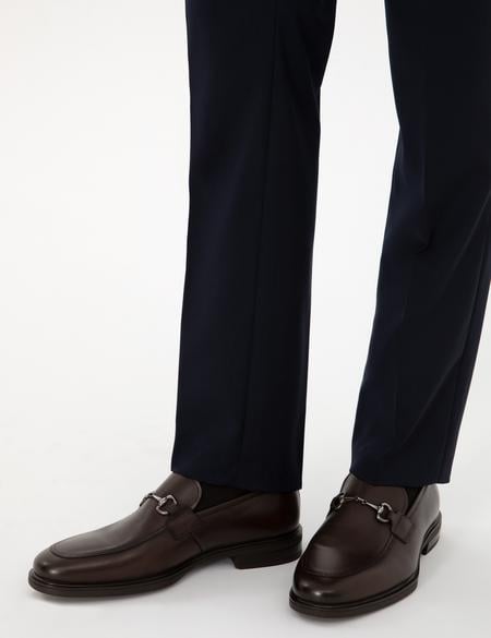 Kahverengi %100 Deri Klasik Ayakkabı - 50316797003