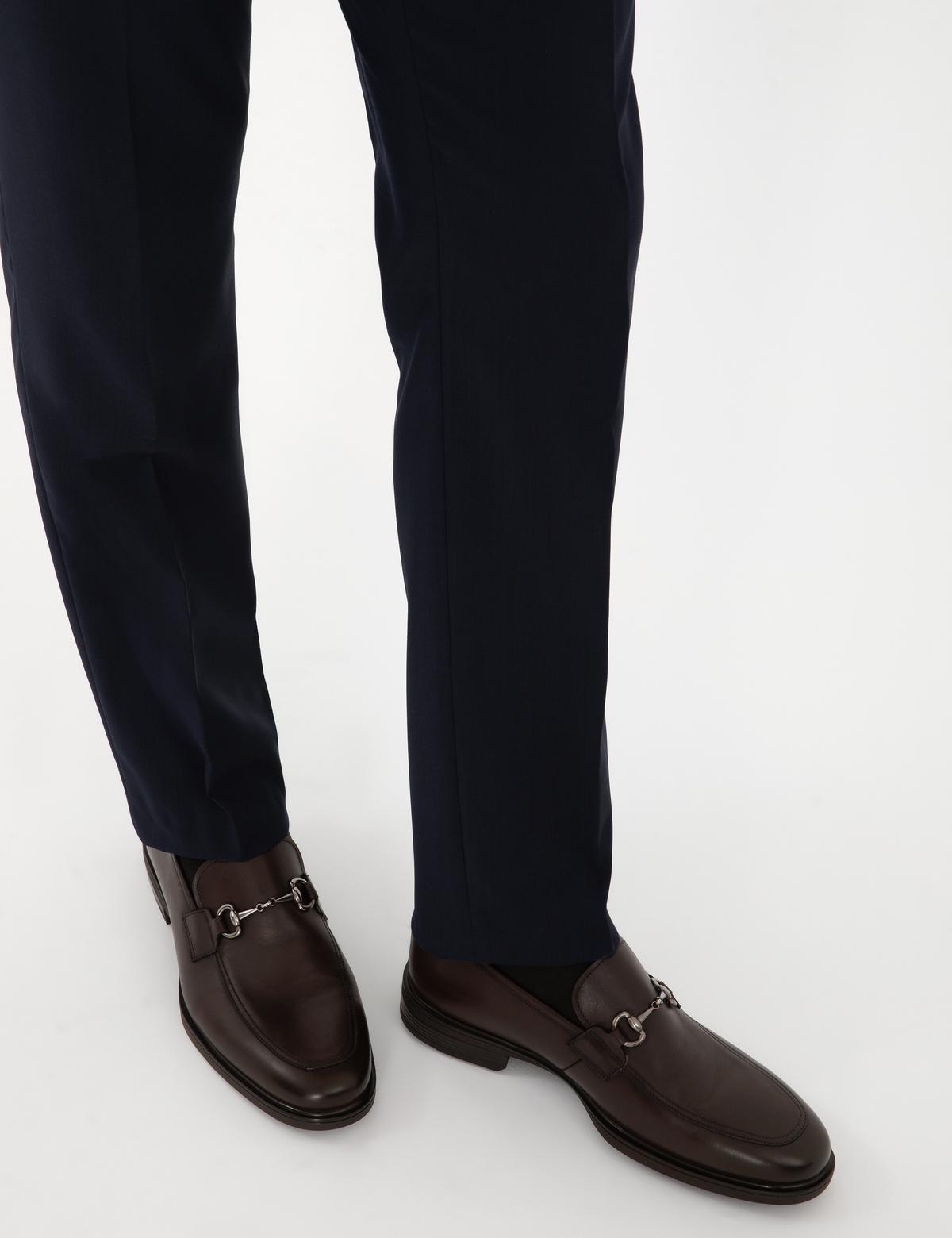 Kahverengi %100 Deri Klasik Ayakkabı - 50316797003