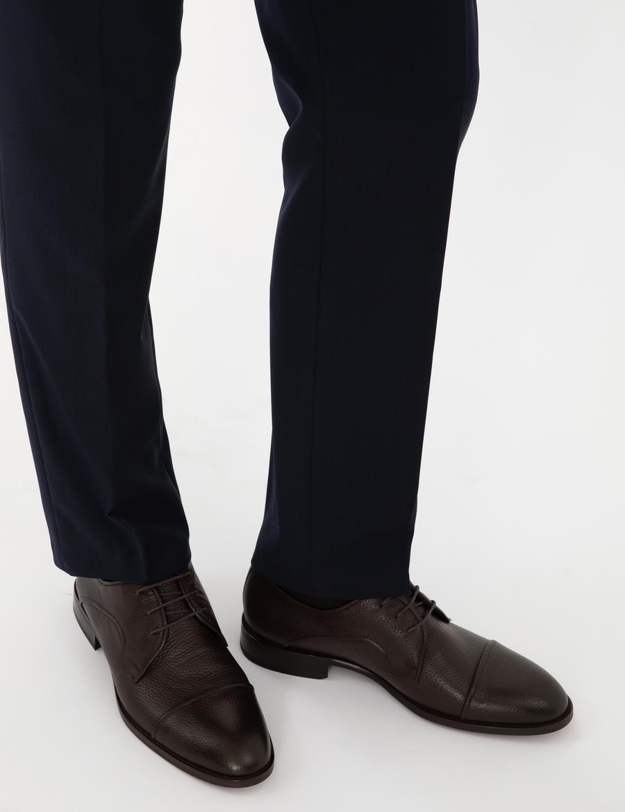 Kahverengi %100 Deri Klasik Ayakkabı