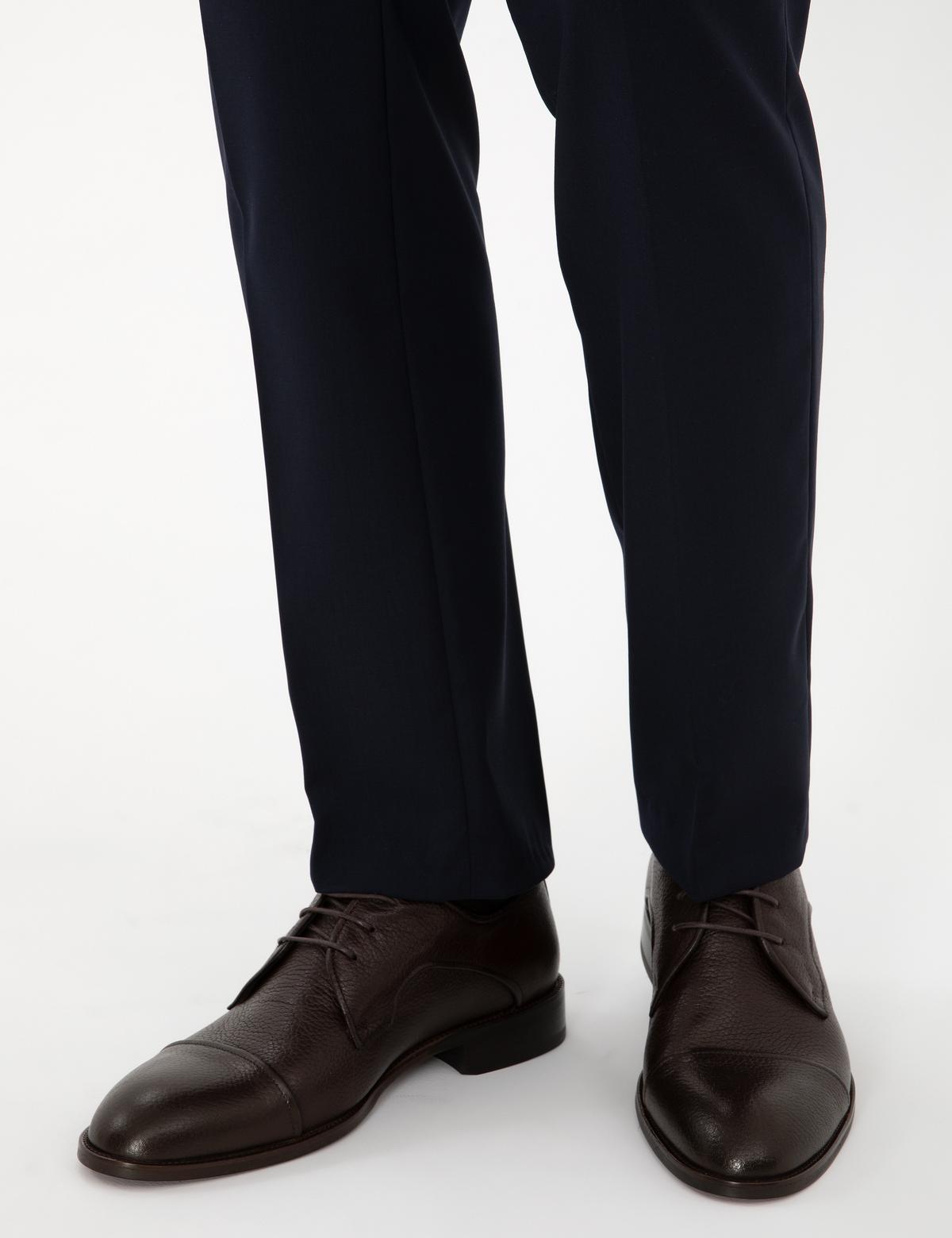 Kahverengi %100 Deri Klasik Ayakkabı - 50315645003