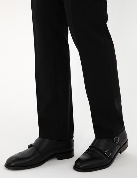 Siyah %100 Deri Klasik Ayakkabı - 50315664020