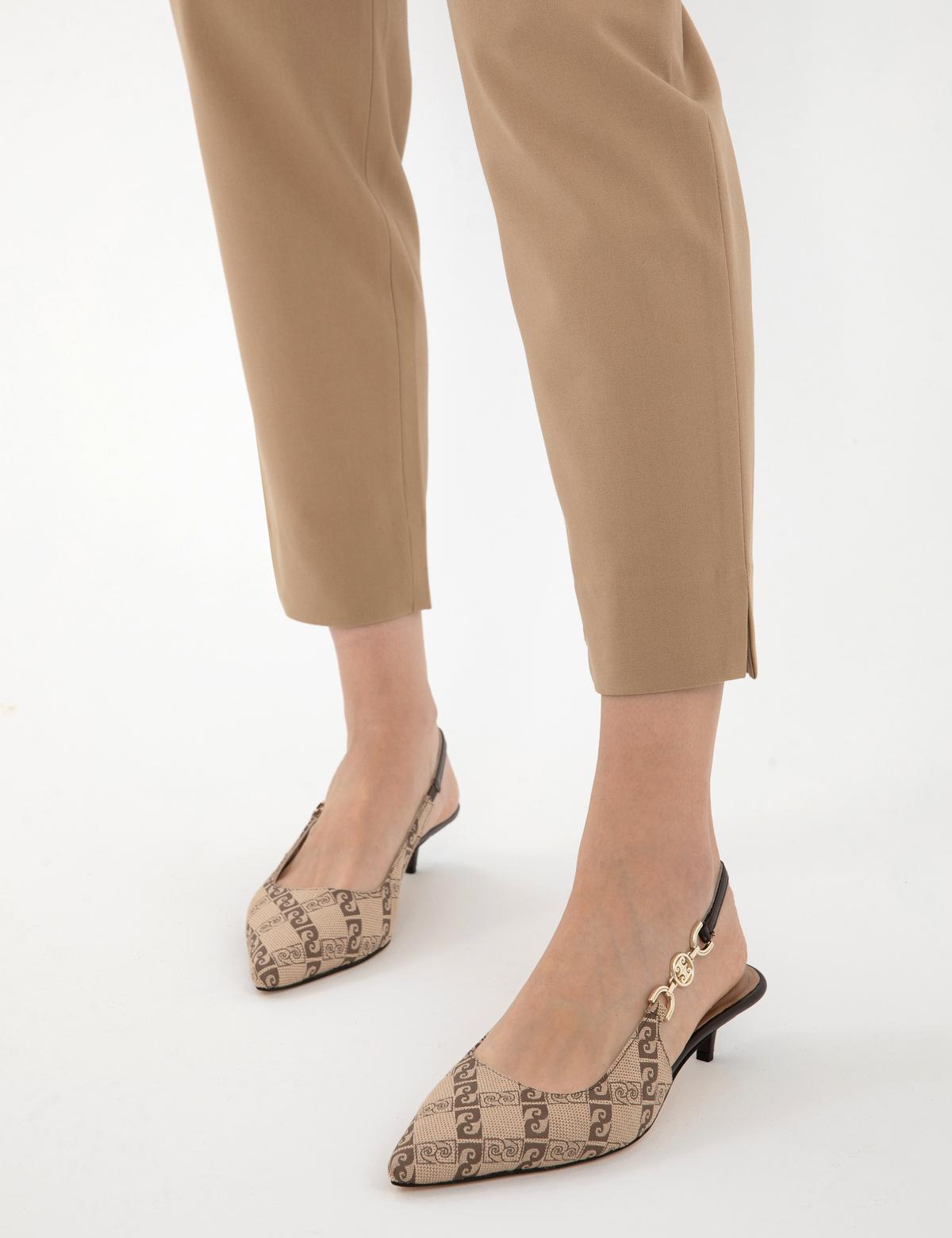 Bej Topuklu Ayakkabı - 50310879012