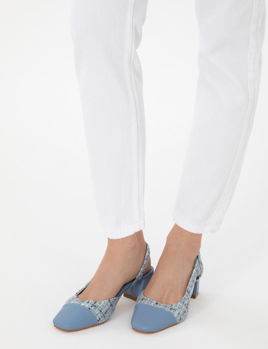 İndigo Topuklu Ayakkabı