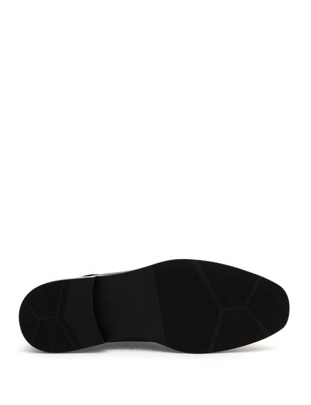 Siyah %100 Deri Klasik Ayakkabı - 50315683015