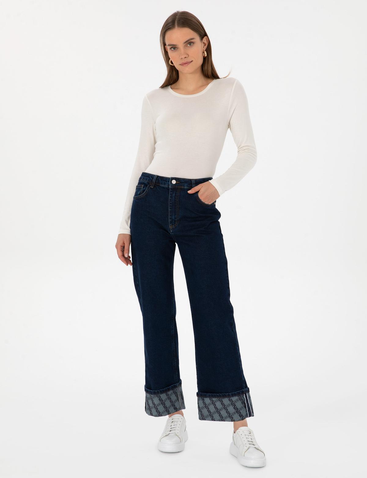 Koyu İndigo Jean Pantolon - 50314121003