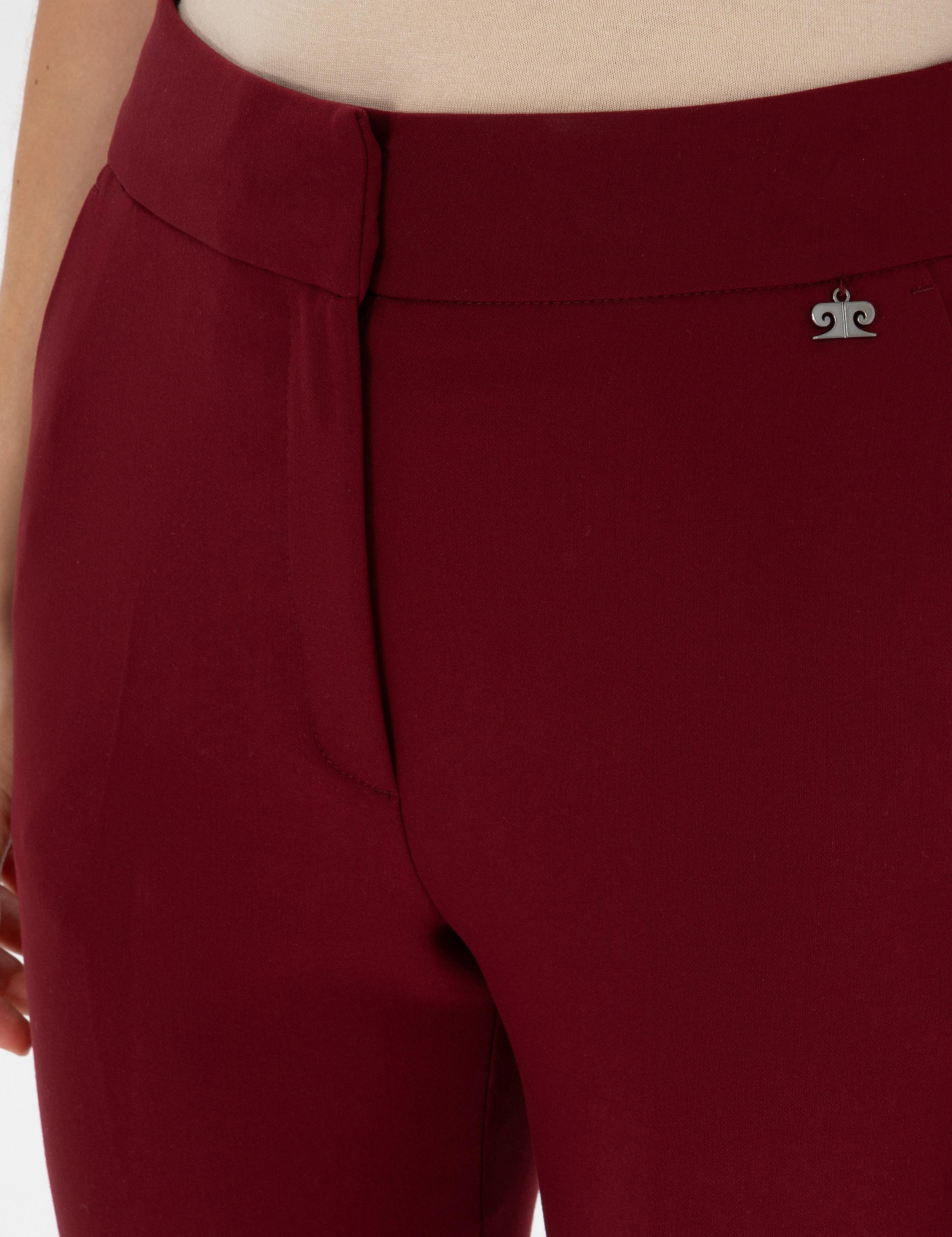 Vişne Flare Fit Kumaş Pantolon