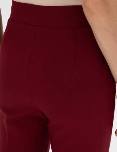 Vişne Flare Fit Kumaş Pantolon