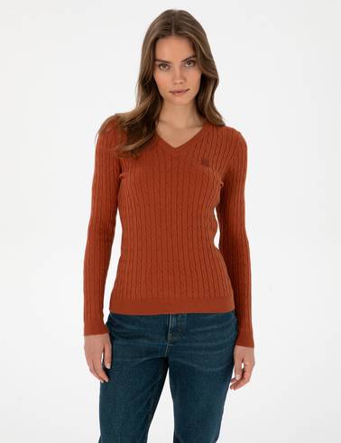 Tarçın Ex. Slim Fit Basic Kazak
