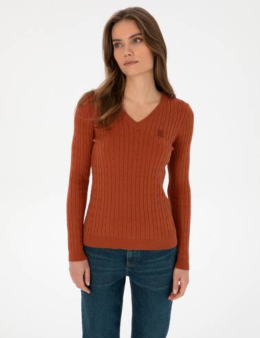 Tarçın Ex. Slim Fit Basic Kazak