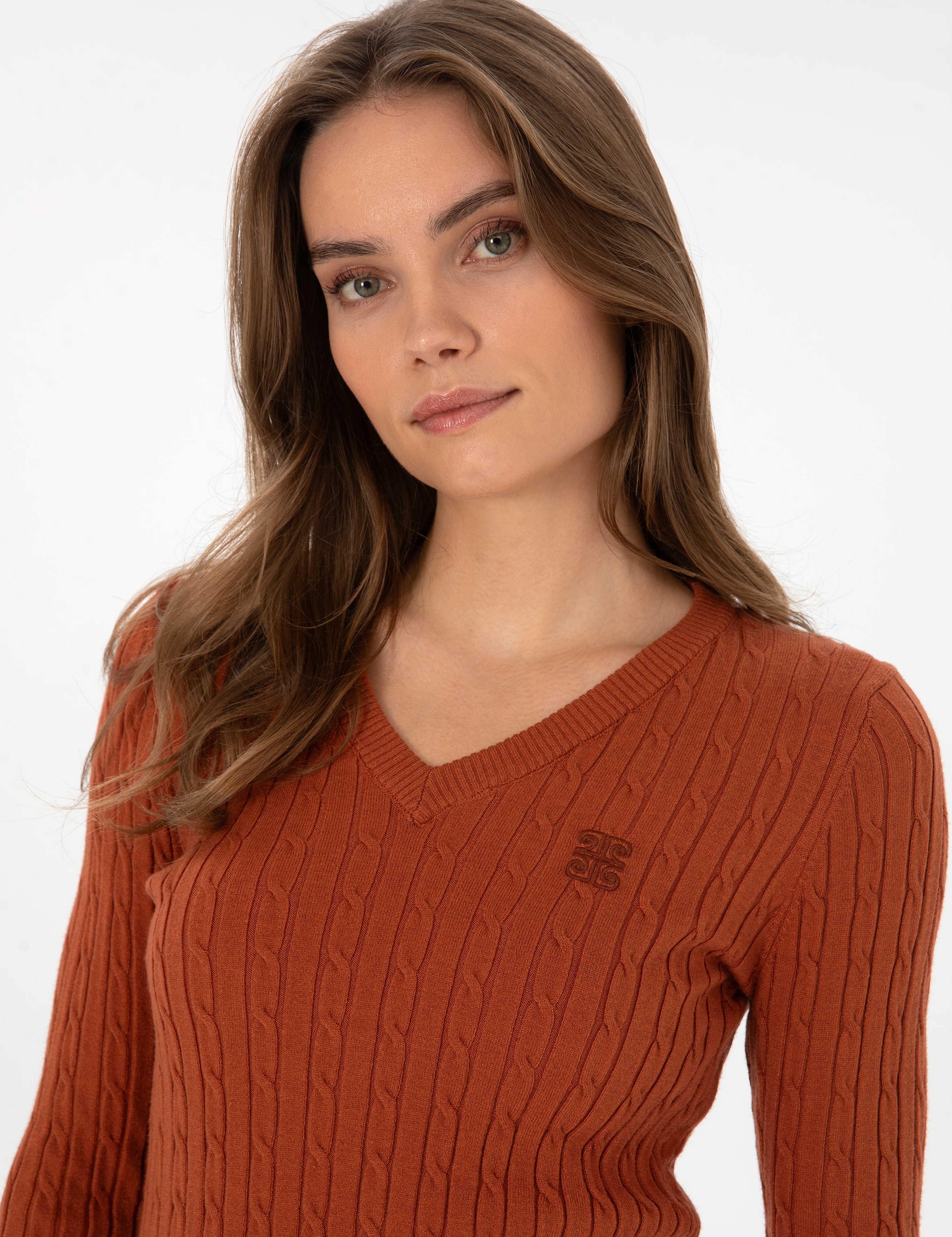 Tarçın Extra Slim Fit Basic Kazak - Image 2