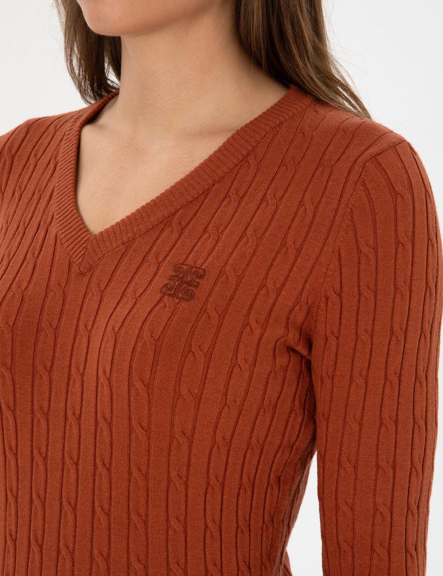 Tarçın Ex. Slim Fit Basic Kazak