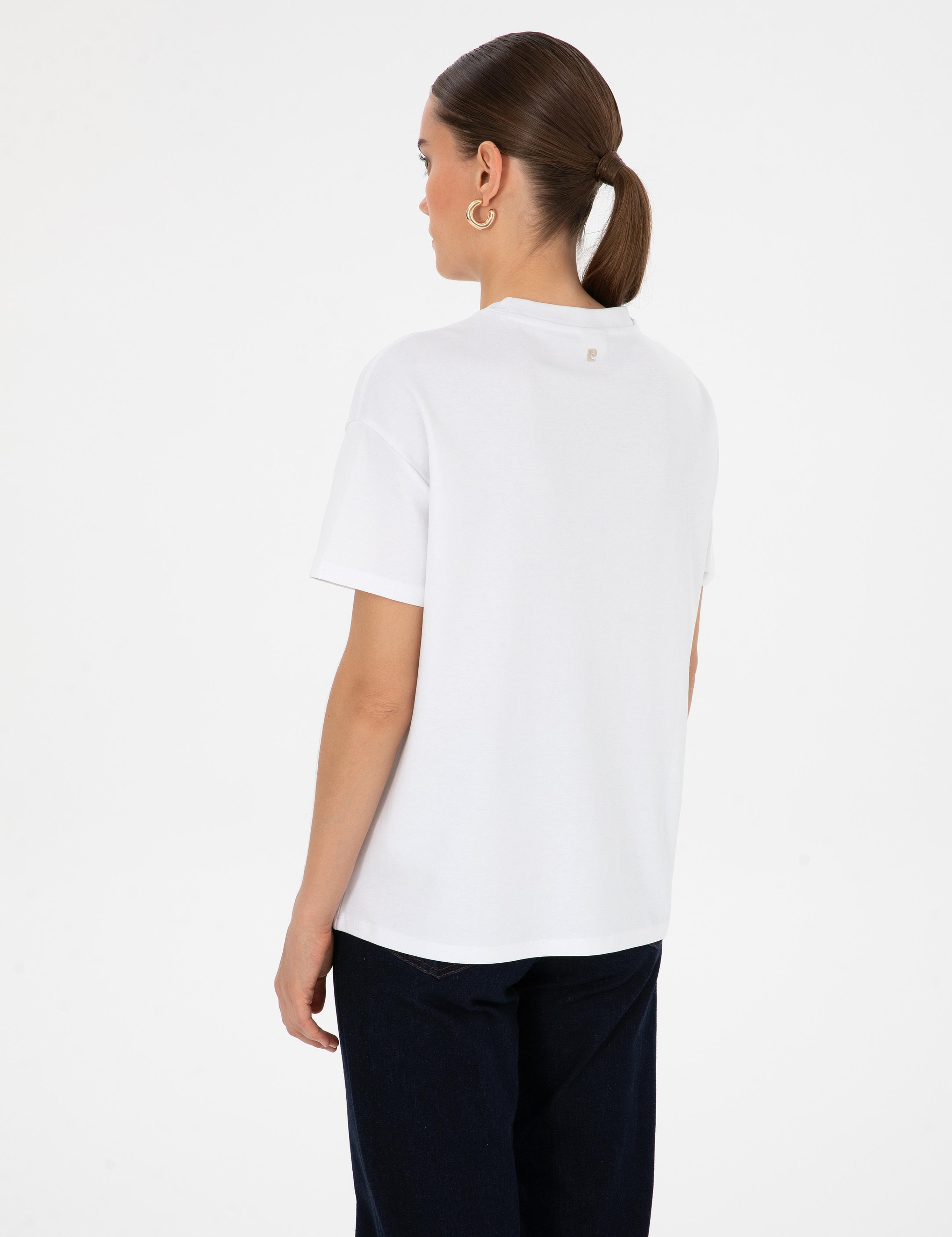 Beyaz Oversize Basic Tişört