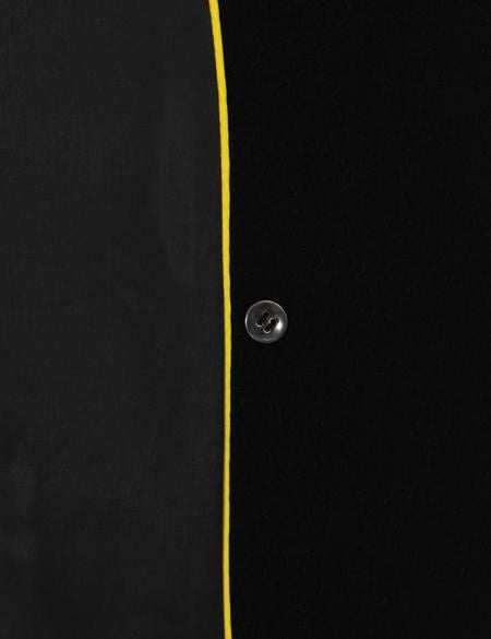 Siyah Comfort Fit Kaşe Kaban - 50314272001