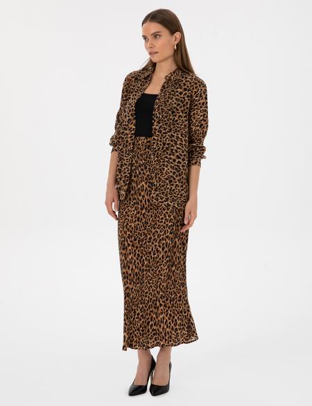 Camel A Kesim Dokuma Etek - 50313694013