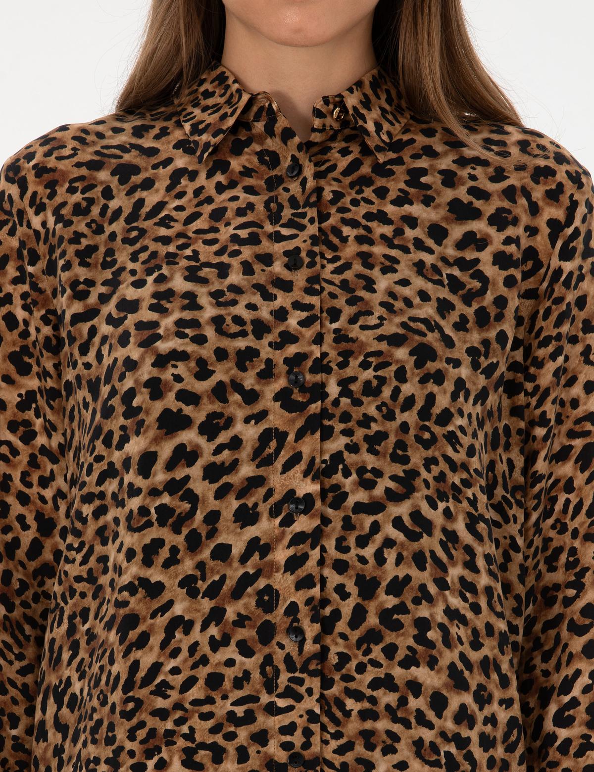 Camel Comfort Fit Uzun Kollu Gömlek - 50313664013