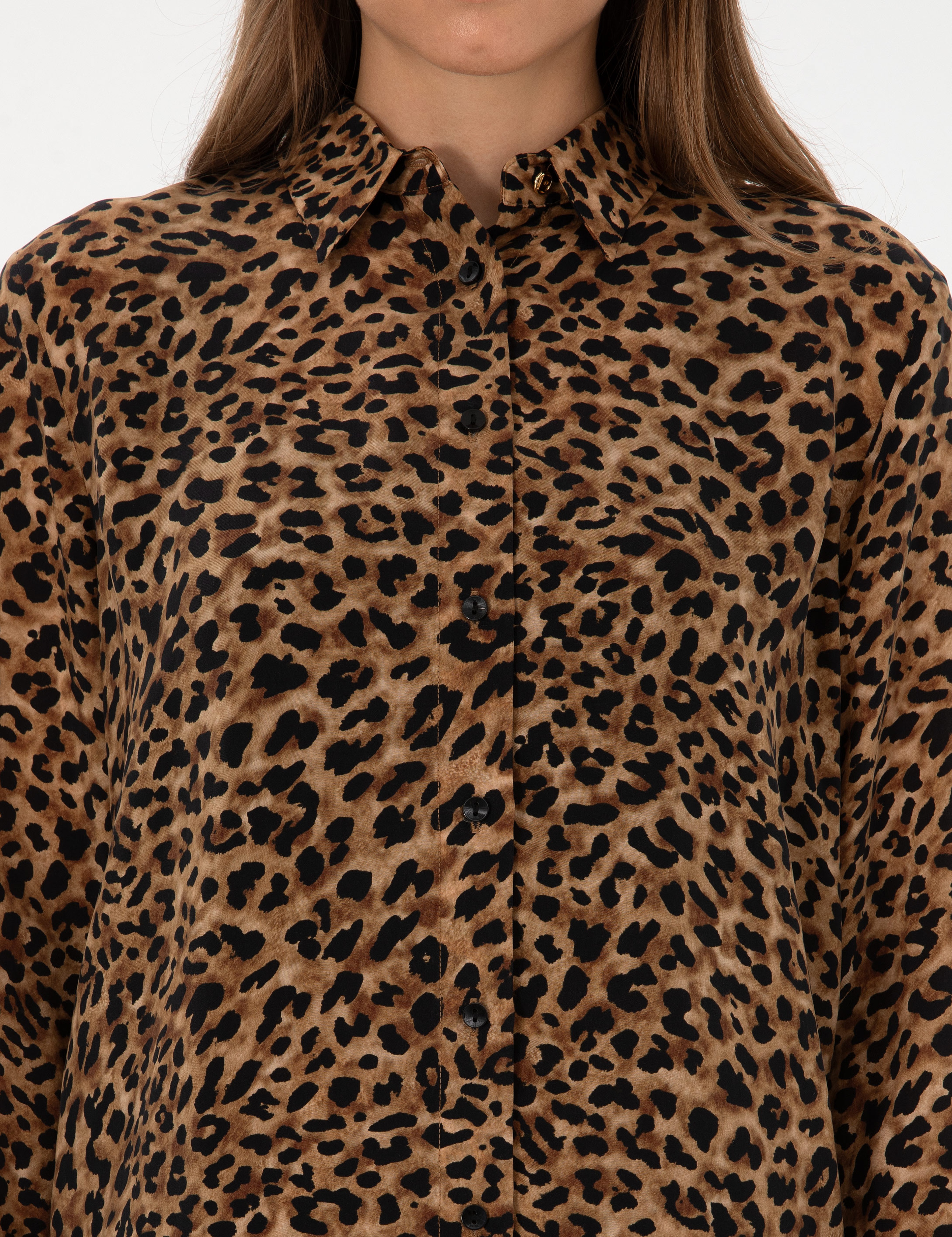 Camel Comfort Fit Uzun Kollu Gömlek - Image 6