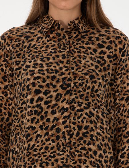 Camel Comfort Fit Uzun Kollu Gömlek - 50313664013