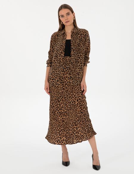 Camel Comfort Fit Uzun Kollu Gömlek - 50313664013