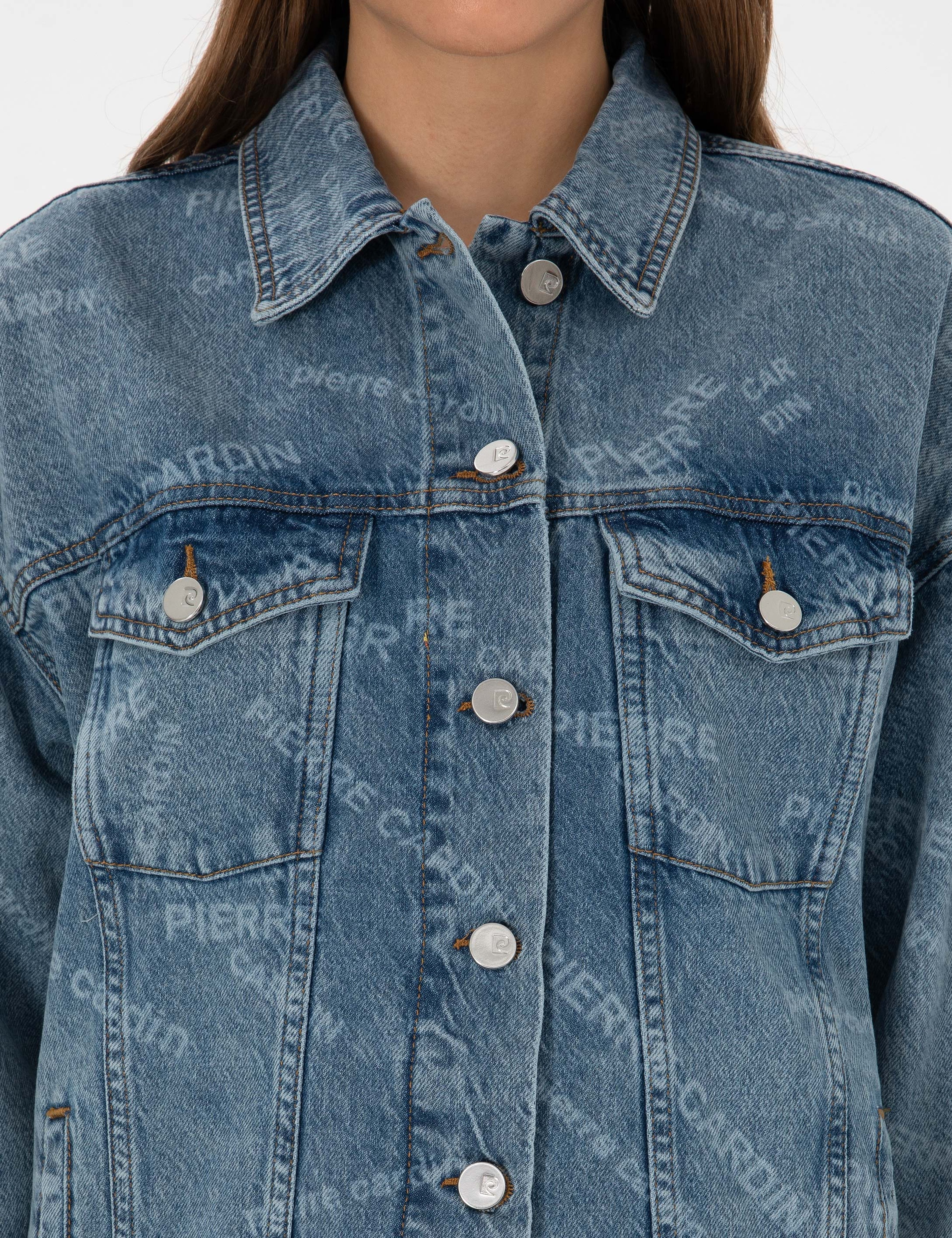 Açık Mavi Oversize Jean Ceket